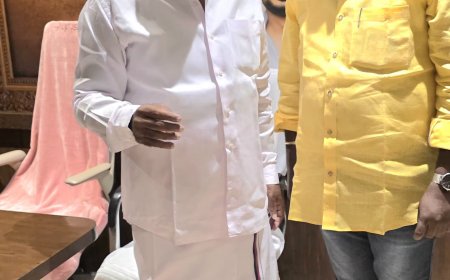 தமிழக இந்துசமய அறநிலையத்துறை அமைச்சர் திரு சேகர்பாபு அவருடன் தேசிய தெலுங்கர் சிறுபான்மையினர் சமூக கூட்டமைப்பு தலைவர் நேரில் சந்திப்பு